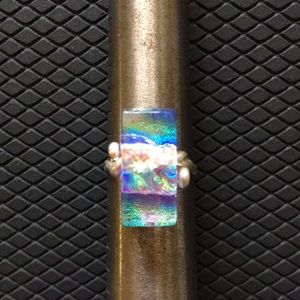 Hand Fused Glass Ring